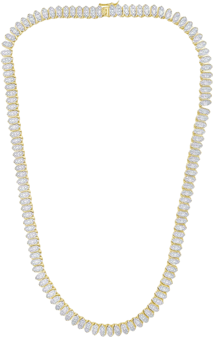 Women's Diamond Accent 'S' Link Necklace