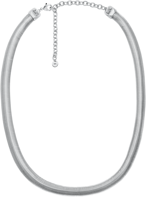 Chevron Snake Chain Necklace