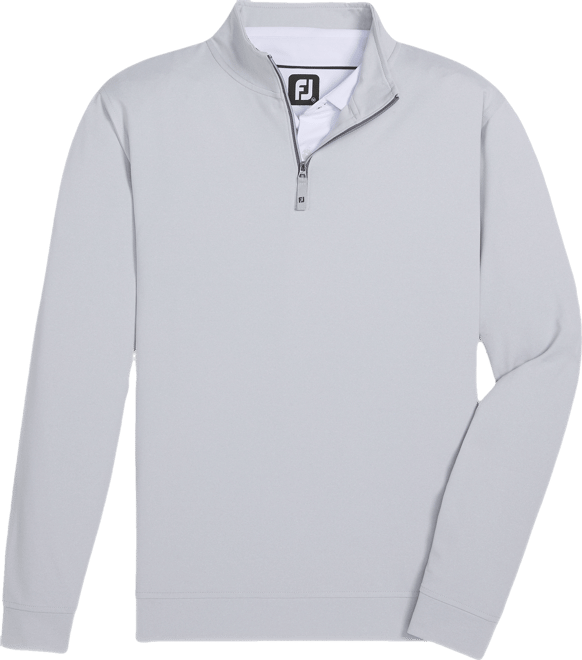 FootJoy Approach Quarter-Zip Golf Pullover Heather Grey - Carl's