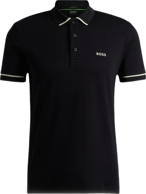 Boss by  Men's Contrast Trim Slim-Fit Polo Shirt