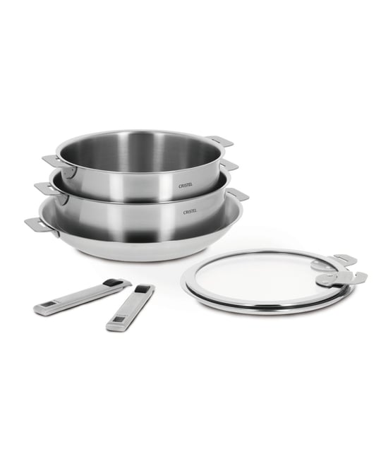 Strate 7-Piece Stainless Steel Cookware Set