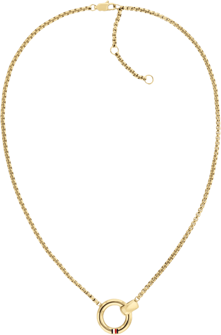 Circle Pendant Necklace, 16" + 2" extender