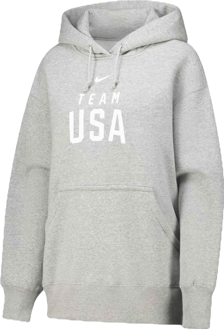 Women's Gray Team Usa Phoenix Fleece Pullover Hoodie