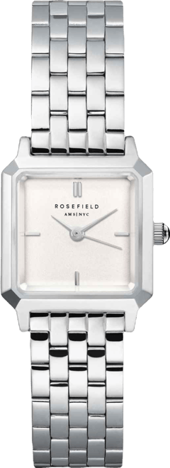 Boxelle Women's Silver Tone Stainless Steel Bracelet Watch 19.5mm