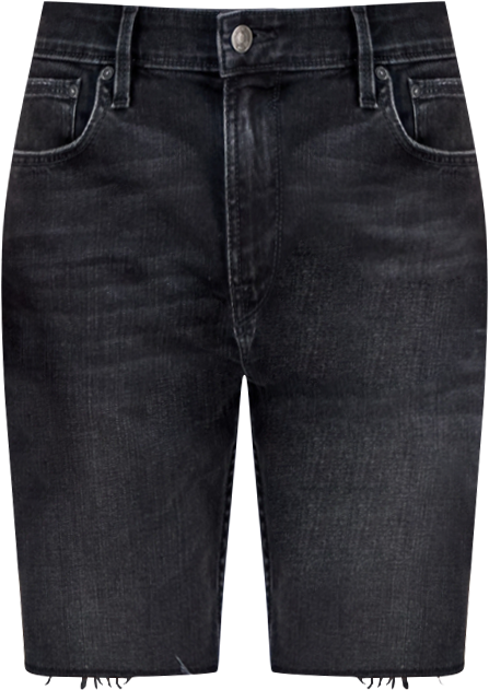 Men's Logan Slim Fit Denim Raw Edge 9" Shorts