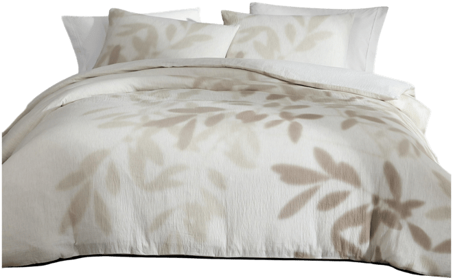 Closeout!  Shadow Branches Melange Gauze 3-Pc. Comforter Set, King