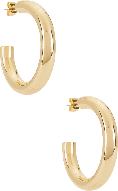 Medium Thick Classic Hoops