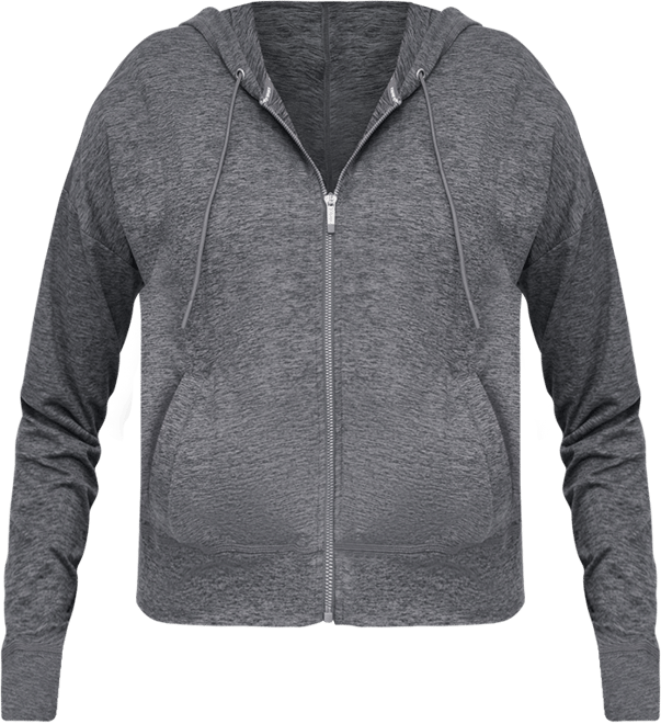 Sport Women's Spacedye Full-Zip Long-Sleeve Hoodie