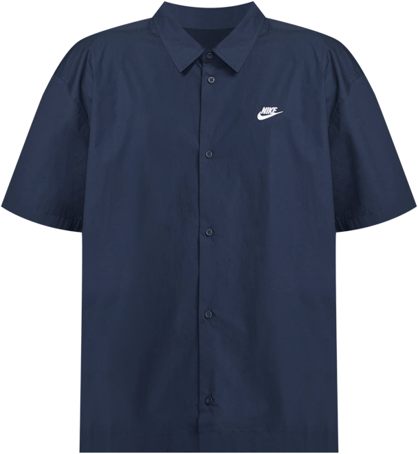 Nike Club 男款短袖排扣上衣