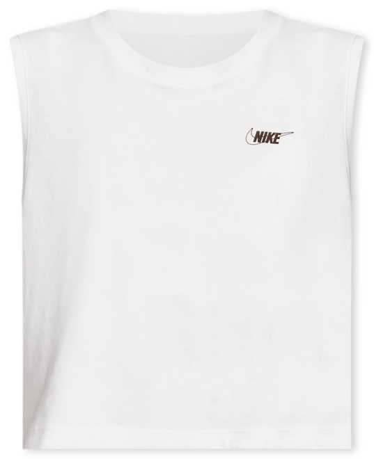ナイキ スポーツウェア クラブ ウィメンズ スリーブレス クロップド Tシャツ
