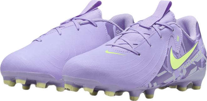 Nike United Jr. Phantom GX 2 Academy Tacos de fútbol para terrenos múltiples de corte low para niños grandes