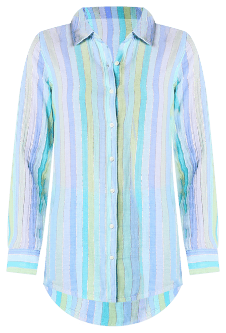 St. John's Bay Womens Long Sleeve Roll Tab Sleeve Regular Fit Button-Down Shirt