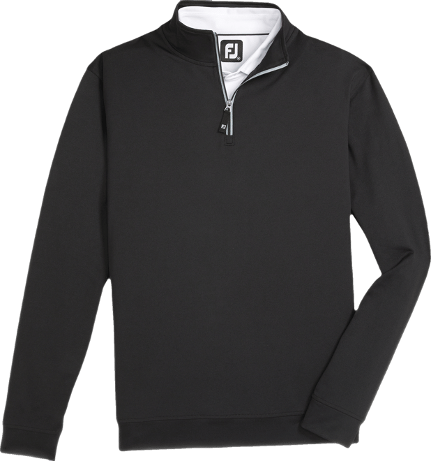 FootJoy Approach Quarter-Zip Golf Pullover Black - Carl's Golfland