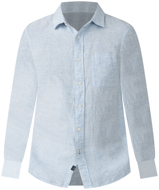 Chemise Henley en coton Faherty Cloud 98€ taille 2XL bleu