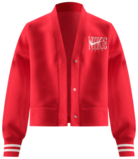 Nike Sportswear Phoenix Fleece Cárdigan con gráfico extraoversized para mujer