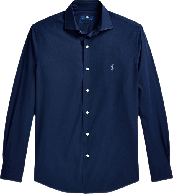Men's Classic-Fit Stretch Poplin Shirt