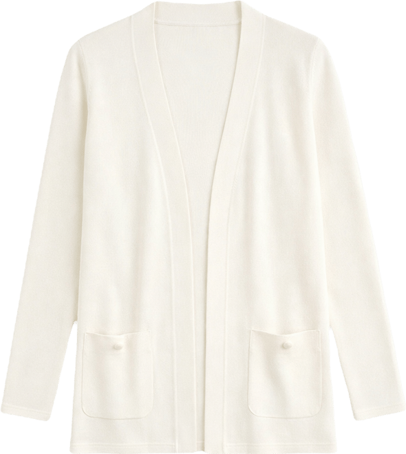 Women's Malibu Fine Rib Open-Front Cardigan