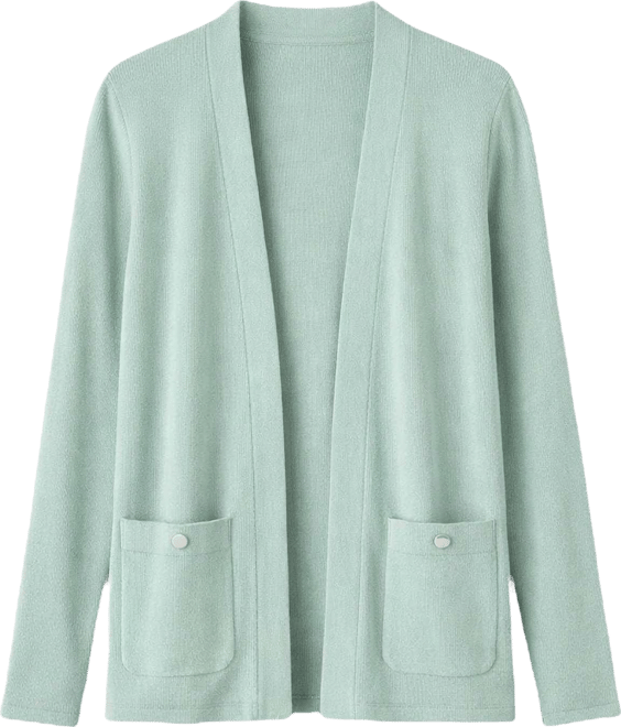 Women's Malibu Fine Rib Open-Front Cardigan