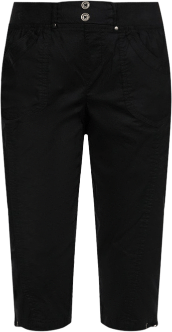 Dash Womens 21 in. Solid Valerie Capris