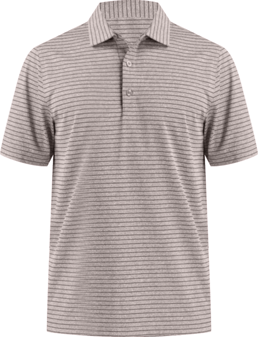 Men's Forge Eco Heather Stripe Stretch Recycled Polo