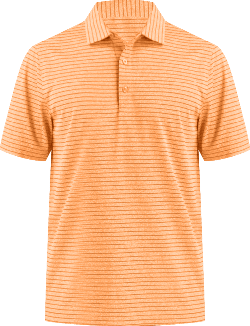 Men's Forge Eco Heather Stripe Stretch Recycled Polo