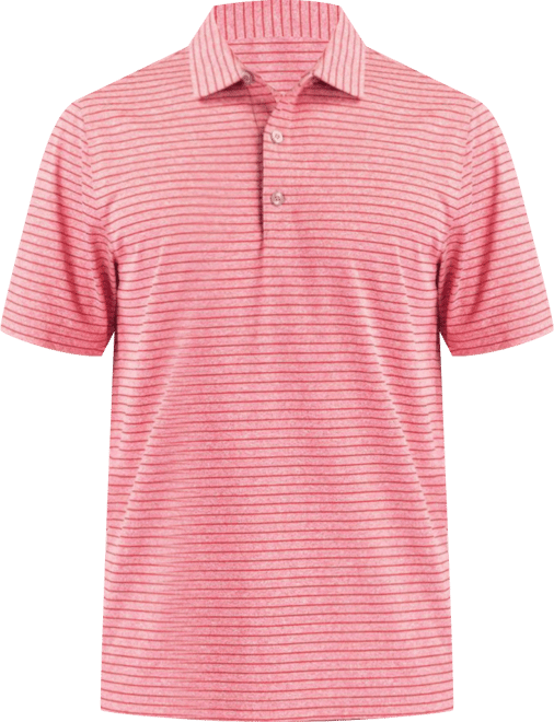 Men's Forge Eco Heather Stripe Stretch Recycled Polo