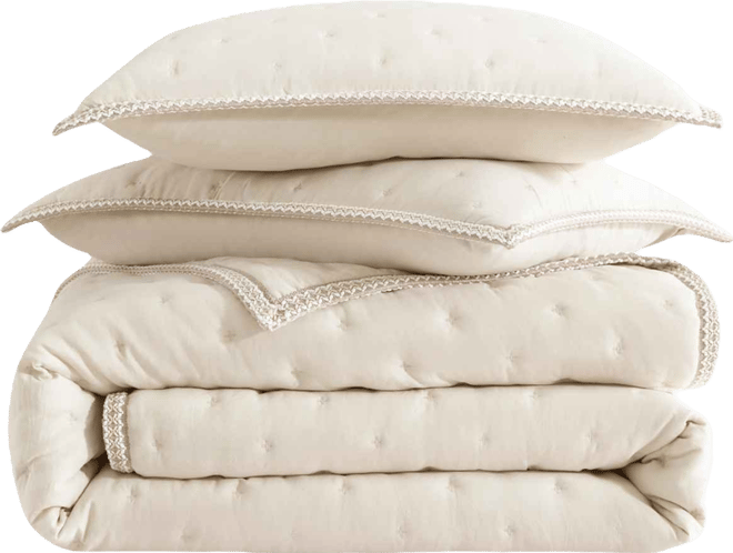 Devon  Braid Quilt Set, King