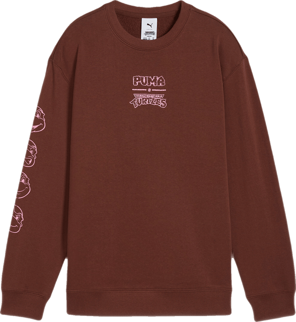 PUMA x TMNT Big Kids' Relaxed Graphic Crew Sweatshirt