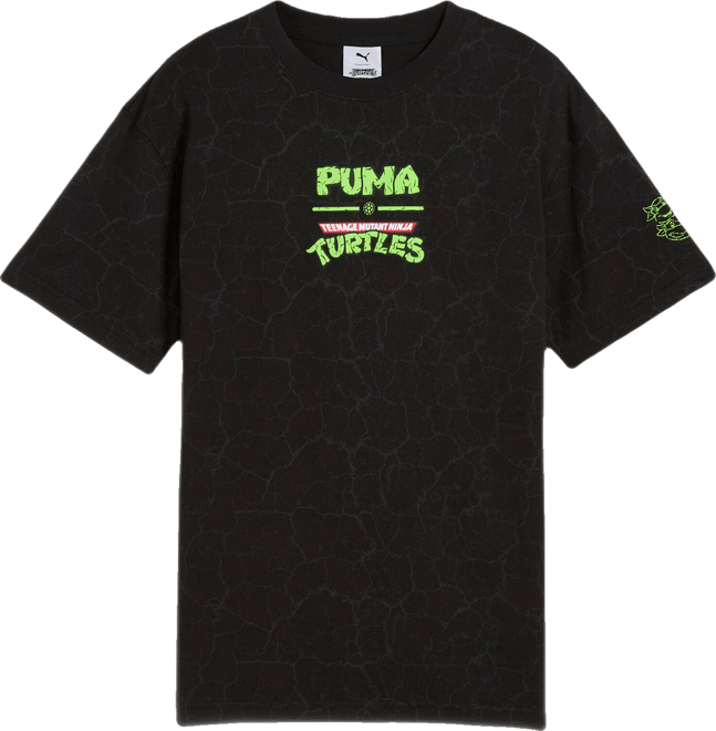 PUMA HOOPS x TMNT Big Kids' Relaxed All-Over Print T-Shirt
