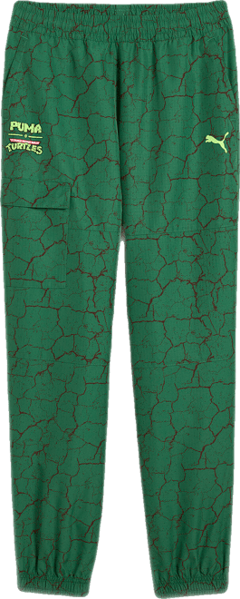 PUMA x TMNT Big Kids' Relaxed Woven Cargo Pants