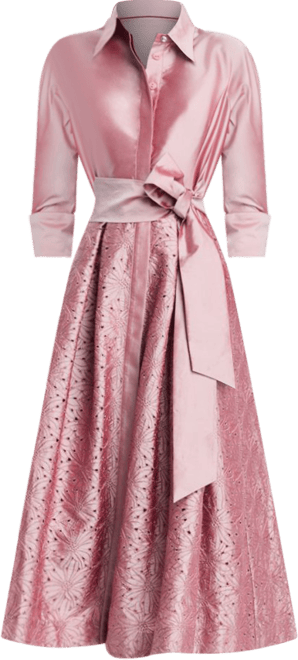 sachin and babi light blue dress Burberry monument-print Belted Silk Shirt Dress | Blue