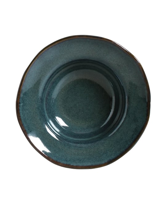 Stoneware Deep Rim Dessert Plates, Set of 4