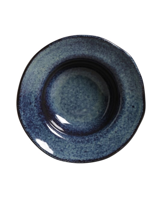 Stoneware Deep Rim Dessert Plates, Set of 4