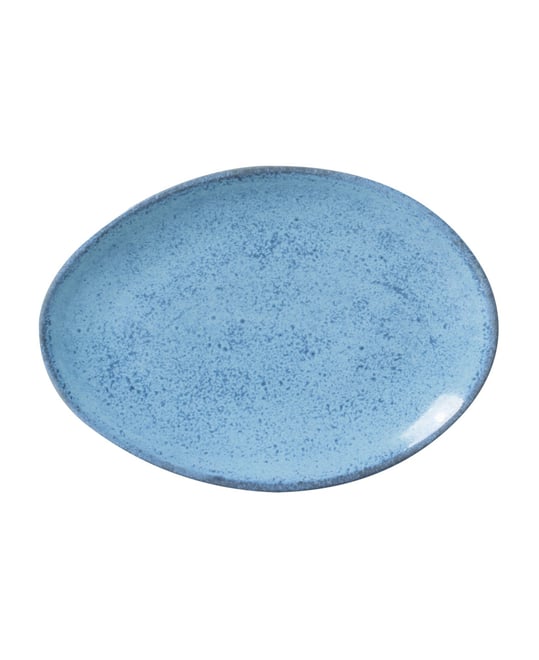 Stoneware Oval Dessert Plates, Set of 6