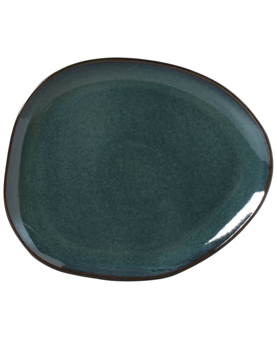 Stoneware Oval Dinner Plates, Set of 6