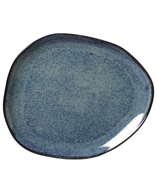 Stoneware Oval Dinner Plates, Set of 6