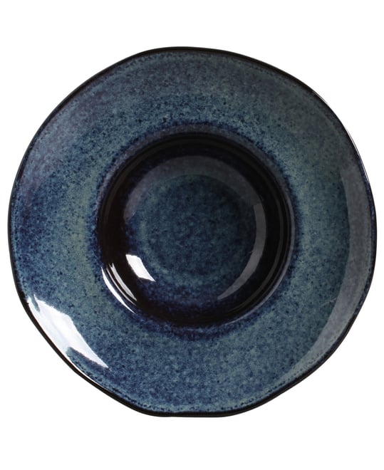11.02" Stoneware Deep Rim Plates, Set of 4