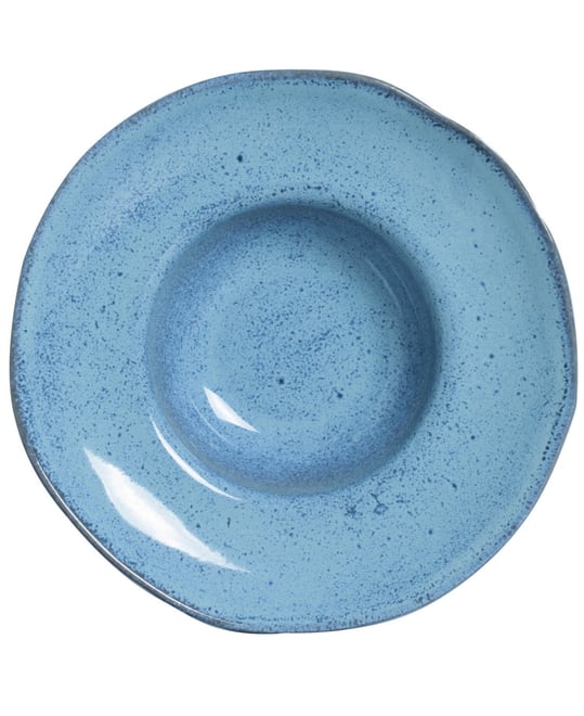 11.02" Stoneware Deep Rim Plates, Set of 4