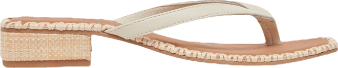 Women's Barty Whipstitch Thong Low Heel Sandals