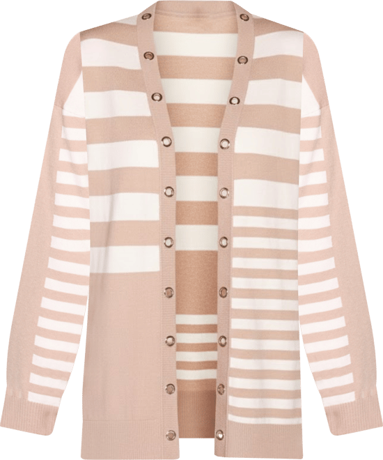 Women's Black Label Colorblocked Open-Front Cardigan Sweater