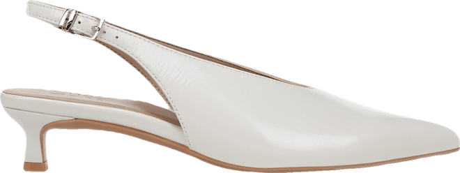 Women's Nicolette Pointed Toe Kitten Heel Slingback Pumps