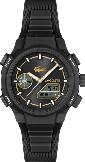 Women's LC33 Black Silicone Strap Watch, 40mm