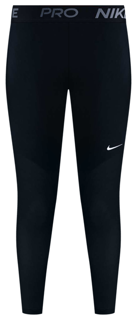 Nike Pro Leggings i fullängd med medelhög midja och meshpaneler för kvinnor