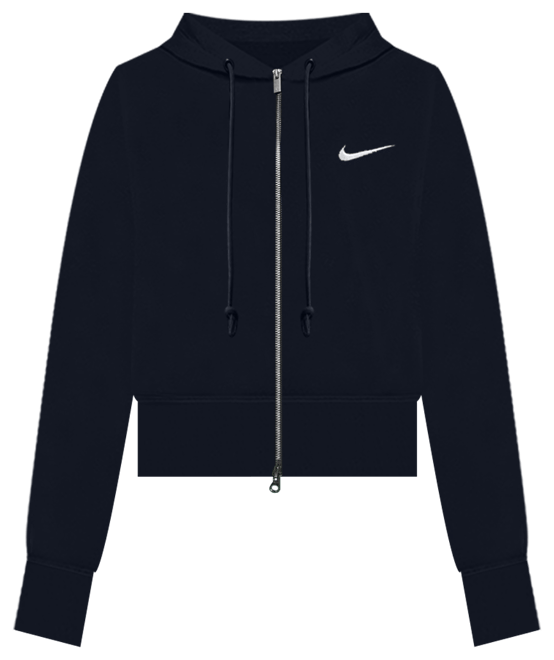 ★★Nike★★ Sportswear Phoenix Fleece Loose Crop Full Zip H Nike Sportswear Phoenix Fleece Women's Loose Cropped Full