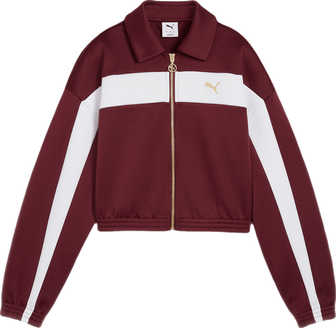 PUMA Women's Relaxed Crop Track Jacket