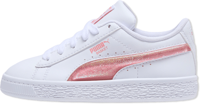 PUMA Basket Glitter Ps Shoes