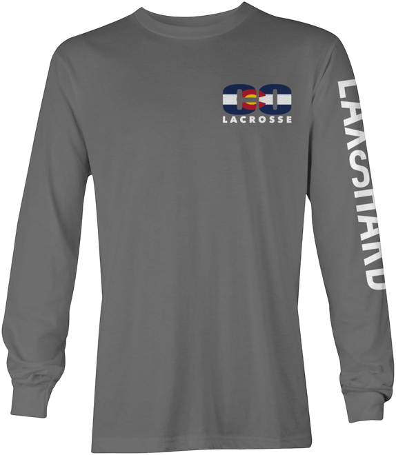 LAX SO HARD Adult Colorado Long Sleeve T-Shirt