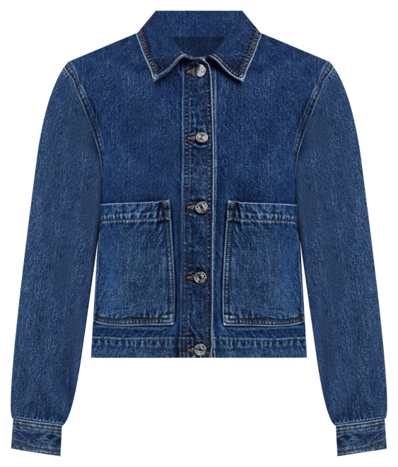 FRAME The Patch Pocket Denim Jacket | Bloomingdale's