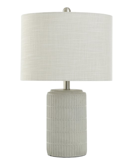 21" Metal Joni Ceramic Table Lamp