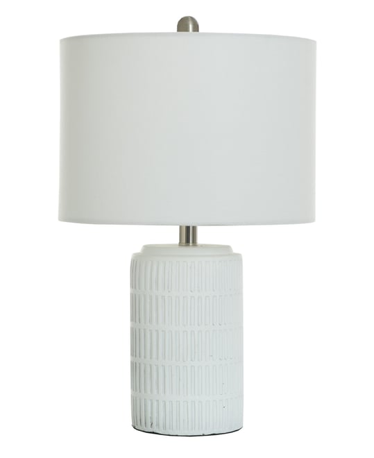21" Metal Joni Ceramic Table Lamp